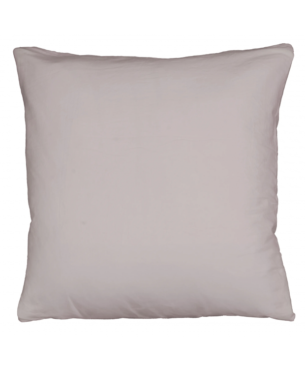 Pudebetræk 60x63 cm - 100% Enzymvasket bomuld - Firm Grå - Nordstrand Home