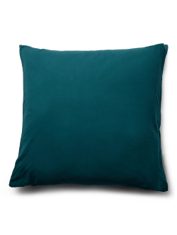 Pudebetræk 60x63 cm - 100% Enzymvasket bomuld - Firm petrol - Nordstrand Home