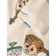 Name it "Pippi langstrømpe" leggings i beige til piger