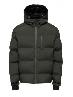 ONLY & SONS puffer jakke til herre i Grøn