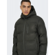 ONLY & SONS puffer jakke til herre i Grøn