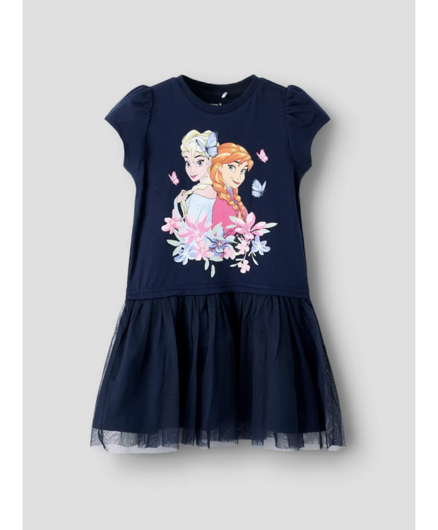Name it "Frost" T-shirt kjole i navy til piger