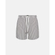 JBS klassiske badeshorts i hvid og brun/grå med striber til herre