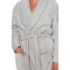 Morgenkåbe - 100% bomuld - Badekåbe - Lysegrå - Nordstrand Home