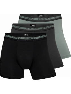 JBS 3-pak bambus underbukser i sort og blå-nuancer