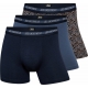 JBS 3pak bambusunderbukser i multifarve blå til herre