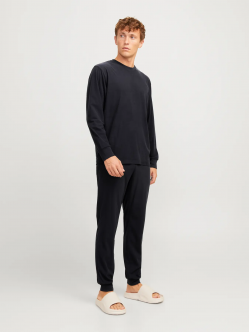 Jack and Jones Herresæt til lounge med Sweater og Sweatpant - sort