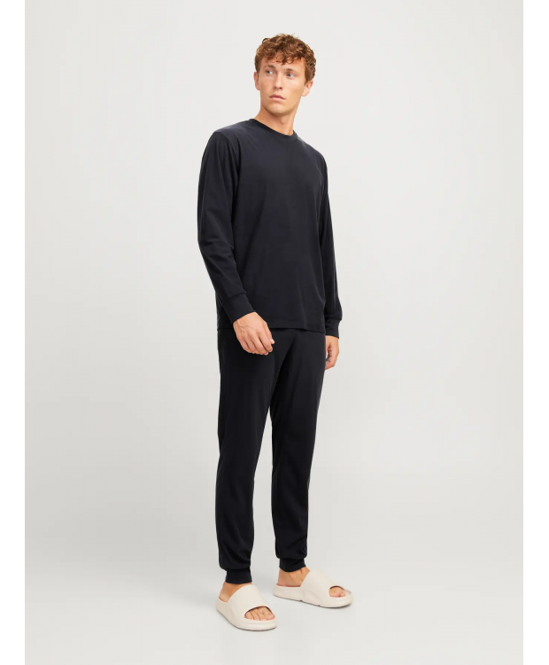 JACK & JONES loungesæt med sweatshirt og sweatpants i sort til herre