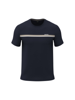 BOSS Authentic t-shirt i bomuld i Mørkeblå til herre