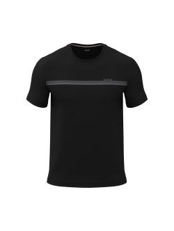 BOSS Authentic t-shirt i bomuld i sort til herre