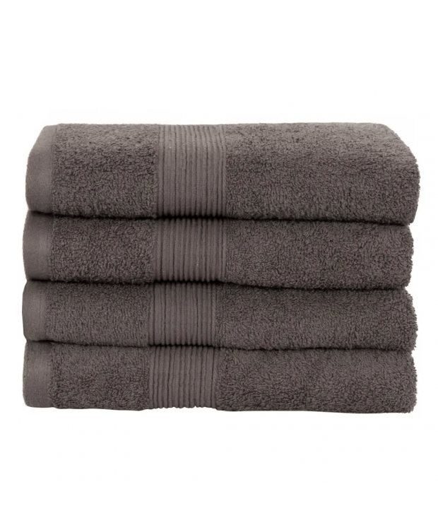 Håndklæde - 100% blødt bomuld - Gråt håndklæde fra Nordstrand Home