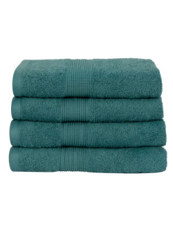 Håndklæde - 100% blødt bomuld - Turkis håndklæde fra Nordstrand Home