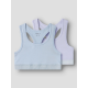 Name it 2-pak Top/Bralette i lilla og blå til piger