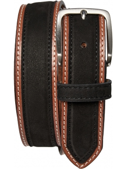 Philipsons Casual læderbælte 35mm i sort til herre