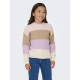 KIDS ONLY strik pullover multifarvet til piger