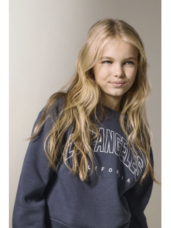 KIDS ONLY Langærmet sweatshirt i blå til piger