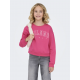 KIDS ONLY Langærmet sweatshirt i lyserød til piger