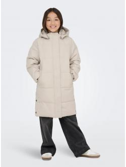 KIDS ONLY Pufferfrakke i beige til piger
