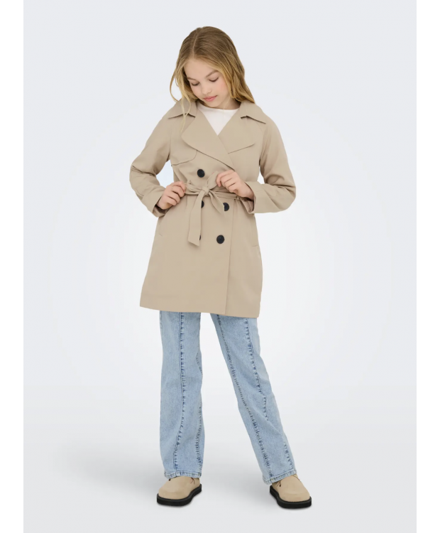 KIDS ONLY Trenchcoat I beige til piger