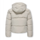 KIDS ONLY kort Pufferjakke i beige til piger