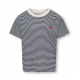 KIDS ONLY Cropped t-shirt med striber til piger