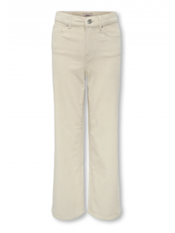 KIDS ONLY wide leg bukser I hvid til piger