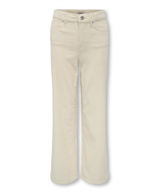 KIDS ONLY wide leg bukser I hvid til piger