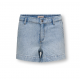 KIDS ONLY Denimshorts i blå med rhinsten til piger