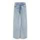 KIDS ONLY lyse blå wide leg jeans med sten til piger