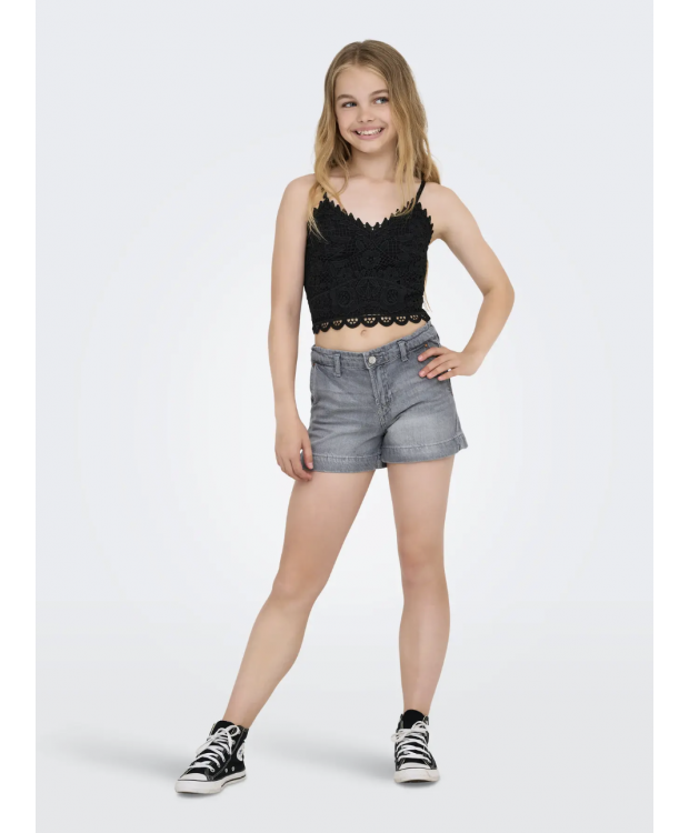 KIDS ONLY denim shorts i grå til piger