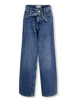 ONLY KIDS straight fit jeans i blå til piger