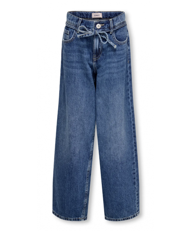 KIDS ONLY straight fit jeans i blå til piger