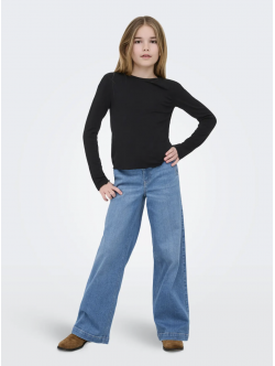 KIDS ONLY langærmet top i sort til piger