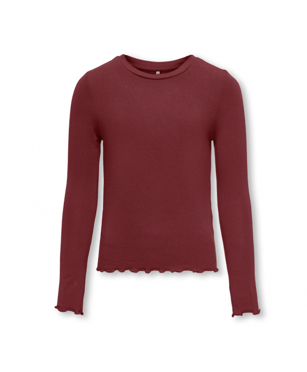 KIDS ONLY langærmet top i rød til piger