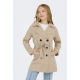 KIDS ONLY lang trenchcoat i beige til piger