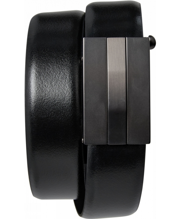 Philipsons Ph-Herre læderbælte med autolock 35mm i sort til herre