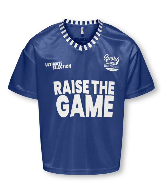 KIDS ONLY Sporty t-shirt med V-hals i Surf the Web Game til piger