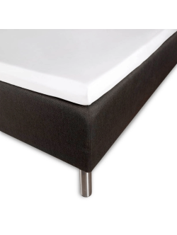 Kuvertlagen - 100% blød bomuld - Hvidt lagen til topmadras by Nordstrand Home