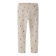 Name it leggings i beige med hjerter til piger