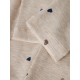 Name it leggings i beige med hjerter til piger