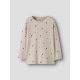 Name it bluse i beige med hjerter til piger