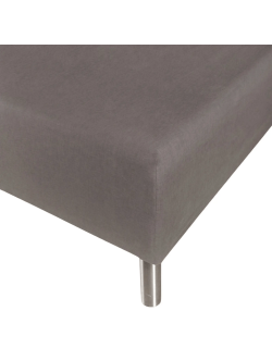 Faconlagen - 100% blødt bomulds lagen - Antracit gråt boxlagen til madras by Nordstrand Home