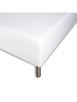 Faconlagen - 100% blødt bomulds lagen - Hvid boxlagen til madras by Nordstrand Home