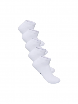 ONLY & SONS 5-PAK ankelsokker i hvid til herre