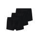 Name it 3-pak boxershorts/underbukser sort med sort linning til drenge