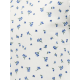 KIDS ONLY top i hvid med blå blomster til piger