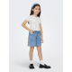 KIDS ONLY top i hvid med blå blomster til piger