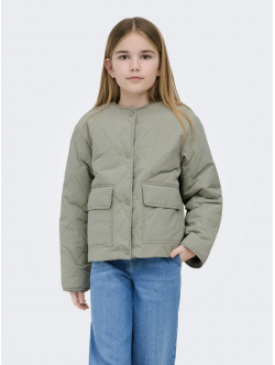 KIDS ONLY quilted jakke i grøn til piger
