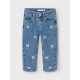 Name it MOM EMB JEANS i blå denim til piger