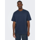 ONLY & SONS t-shirt i Blue Nights til herre | Relaxed fit